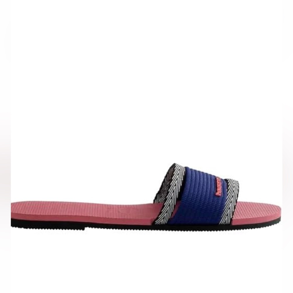 🆕🔖Havaianas You Trancoso Women's Sandals✨Pink Portcelain/Blue✨41/42 US 10/11 - Picture 3 of 15